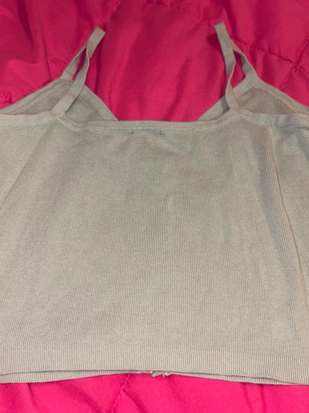 PacSun Light Sage Ribbed Button-Down Cami - Picture 2 of 5